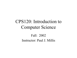 CPS 120 - Washtenaw Community College