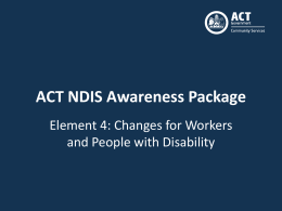 NDIS Presentation pack 4 - Helping clients and consumers