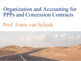 Service concession contracts. Accounting according to IPSAS