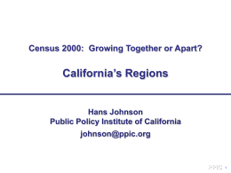 A Brief Demography of California
