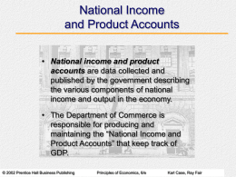 Chapter 17: Measuring National Output and National Income