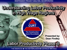 IPA Labor Productivity Study