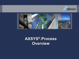 AXSYS Overview