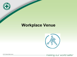 Workplace Venue - National Safety Council