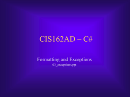 CIS162AB - C++ - Mesa Community College