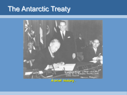 First Fifty Years of the Antarctic Treaty System