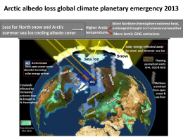 2012 Arctic Report Card - Arctic Climate Emergency