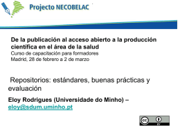 Diapositiva 1 - NECOBELAC Project Home Page