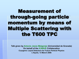Update on muon momentum measurement: Analysis of the T600