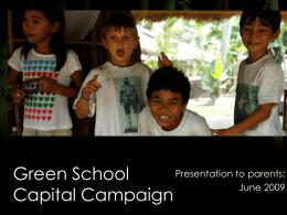Green School Capital Programme