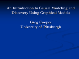An Introduction to Causal Modeling and Discovery Using