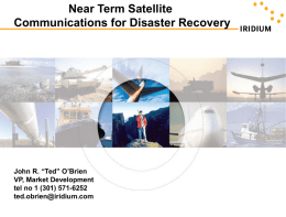 Iridium Satellite Outperforms its Competitors