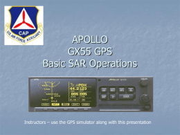 GX55 GPS Basic Functions