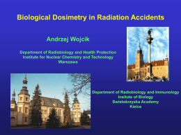 Biological Dosimetry in Radiation Accidents.