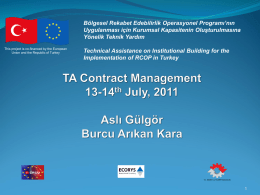 TA Contract Management