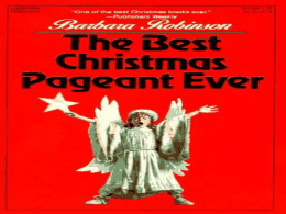 The Best Christmas Pageant Ever Chapter 3