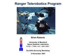 Ranger Telerobotics Program