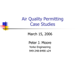 Air Quality Training for Gas Company Account Executives