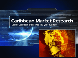 CMR PROFILE - Caribbean Market Research Ltd.