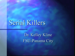 Serial Killers - Kelley Kline Phd