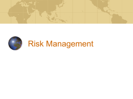 Risk Management - University of Utah