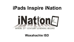 140796 – iPads iNspire iNation