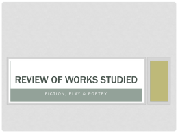 Review of Works Studied