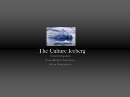 The Culture Iceberg