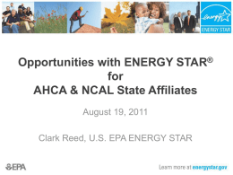 AHCA NCAL State Affiliate Webinar
