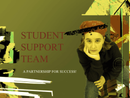 STUDENT SUPPORT TEAM - Norman Public Schools
