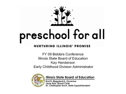 Preschool for All
