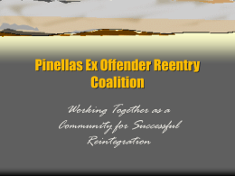 Pinellas Ex Offender Reentry Coalition