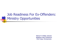 Job Readiness For Ex-Offenders: How To Establish A Job Bank