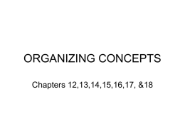CHAPTER 12-FUNDAMENTAL CONCEPTS OF ORGANIZING