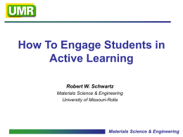 How To Engage Students in Active Learning