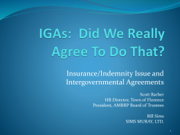IGAs: Did We Really Agree To Do That?