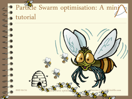 Particle Swarm Optimization mini tutorial
