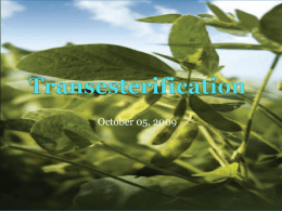 Transesterification