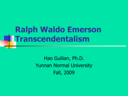3 Ralph Waldo Emerson