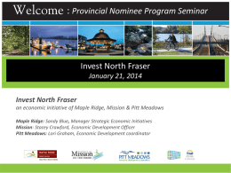 North Fraser communities: