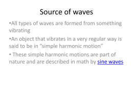 Source of waves