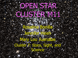 OPEN STAR CLUSTER M11