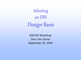 Design Basis