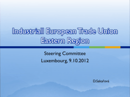 Industriall European Trade Union Eastern Region