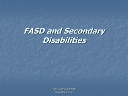 FASD and Mental Health - FASEout