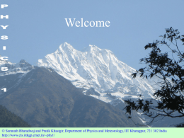 Welcome [www.cts.iitkgp.ernet.in]