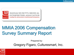 MMIA 2006 Compensation Survey - IMIA