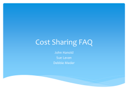 Cost Sharing FAQ - Pennsylvania State University