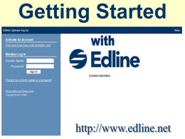 Edline Training