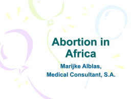 Abortion in Africa